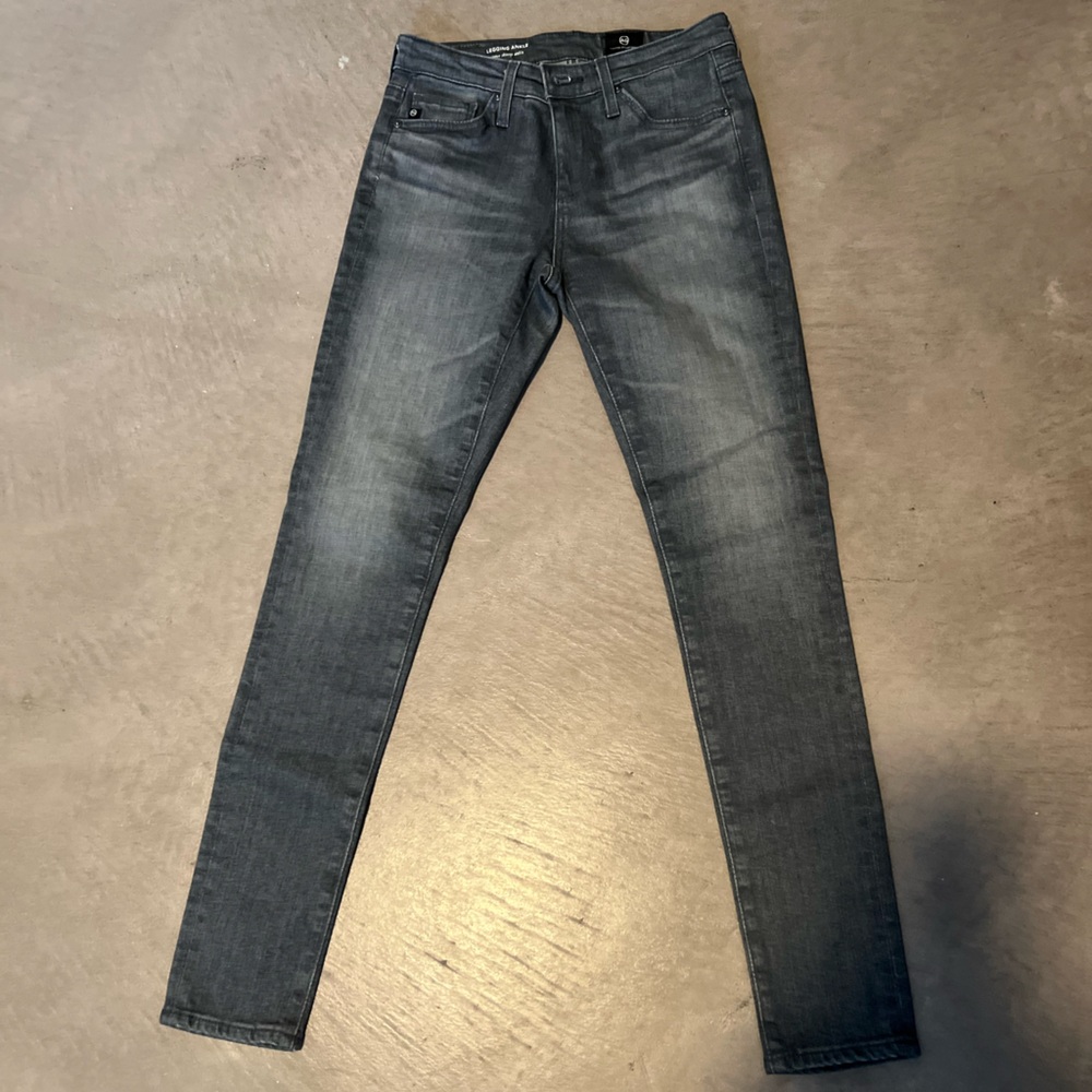 AG Adriano Goldschmied Gray Denim Jeans